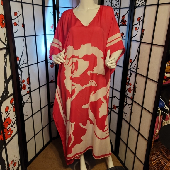 LIGHTIN THE BOX  LADIES SHEER SOFT MAXI DRESS/ONE SIZE/GREAT FOR BEACH OR PARTY - Picture 2 of 15